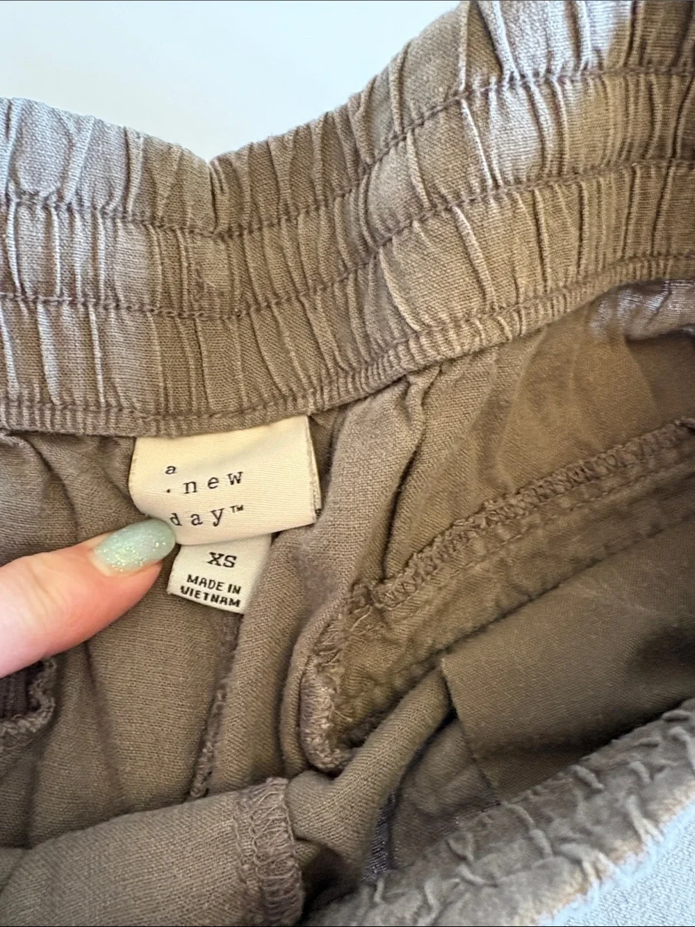 a new day Wide-Leg Drawstring Pants in Gray